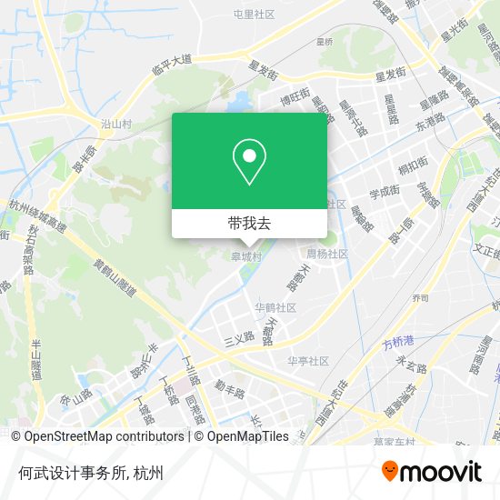 何武设计事务所地图