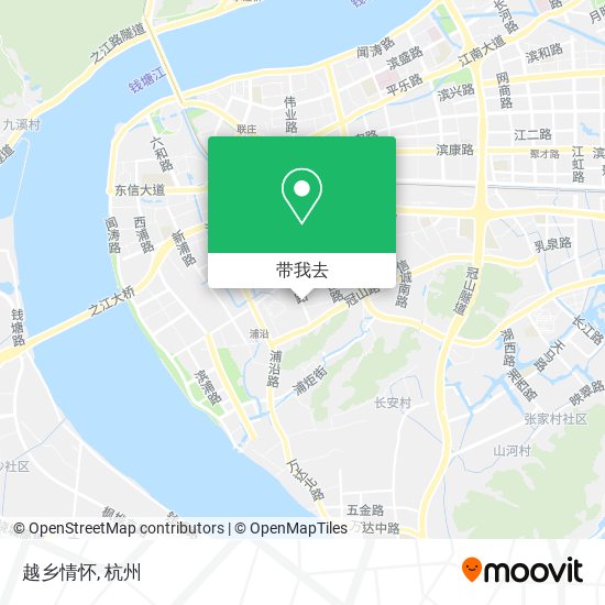 越乡情怀地图