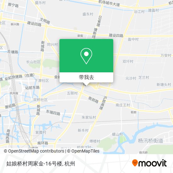 姑娘桥村周家金-16号楼地图