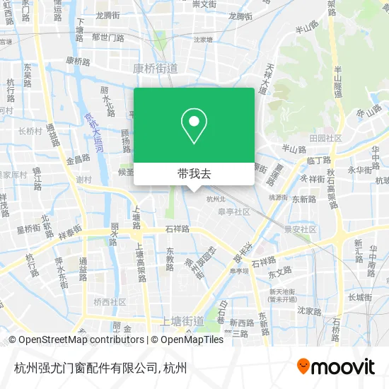 杭州强尤门窗配件有限公司地图