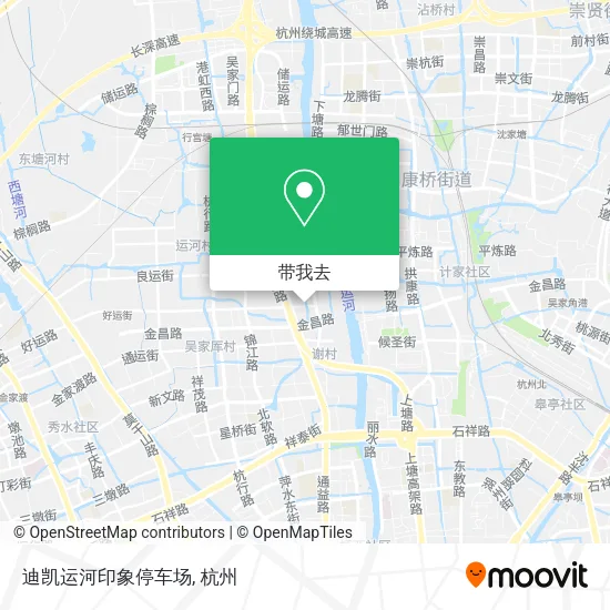 迪凯运河印象停车场地图
