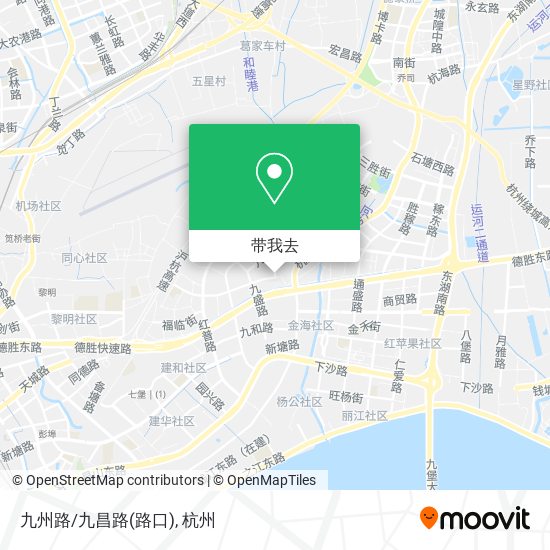 九州路/九昌路(路口)地图