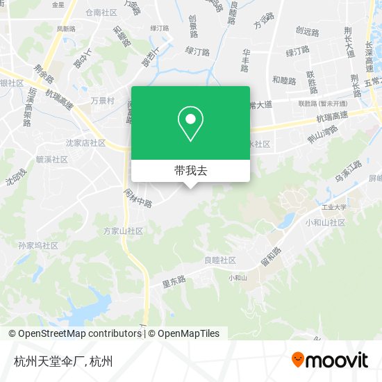 杭州天堂伞厂地图