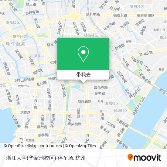 浙江大学(华家池校区)-停车场地图