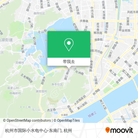 杭州市国际小水电中心-东南门地图