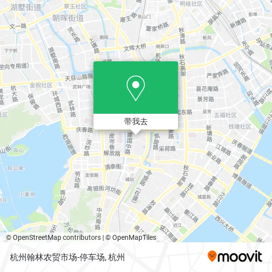 杭州翰林农贸市场-停车场地图