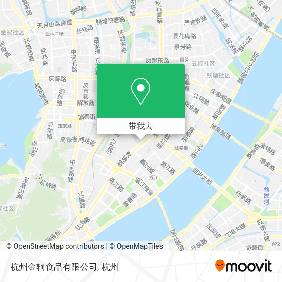 杭州金轲食品有限公司地图