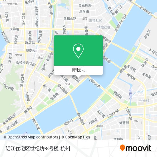 近江住宅区世纪坊-8号楼地图