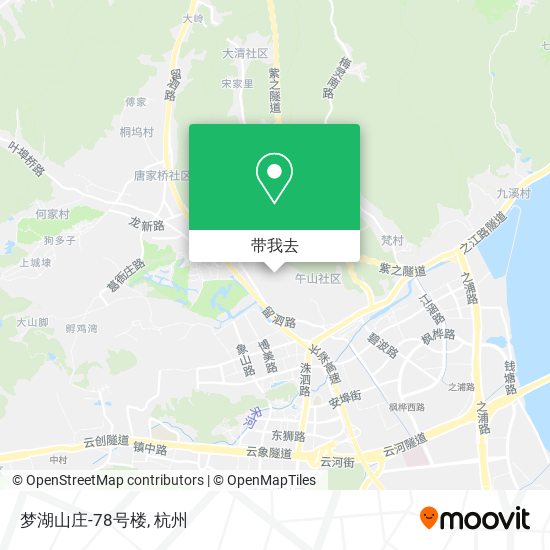 梦湖山庄-78号楼地图