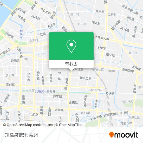 璟绿果蔬汁地图