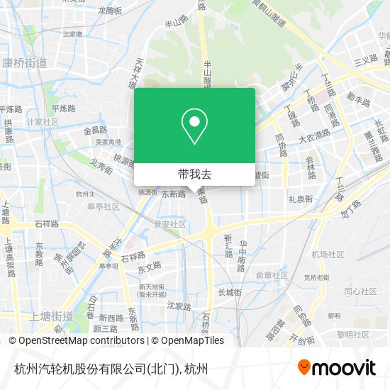 杭州汽轮机股份有限公司(北门)地图