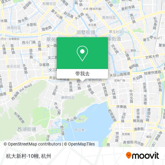 杭大新村-10幢地图