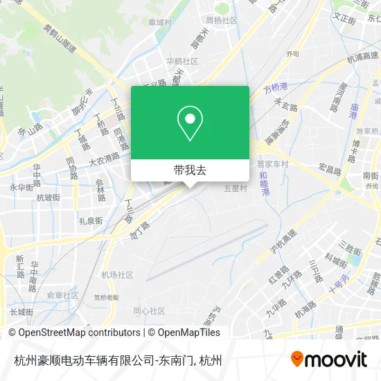 杭州豪顺电动车辆有限公司-东南门地图