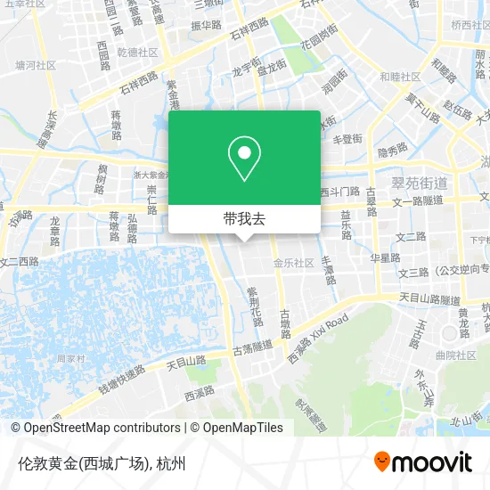 伦敦黄金(西城广场)地图