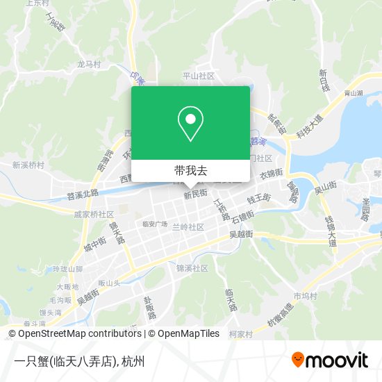 一只蟹(临天八弄店)地图