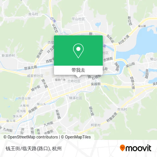 钱王街/临天路(路口)地图