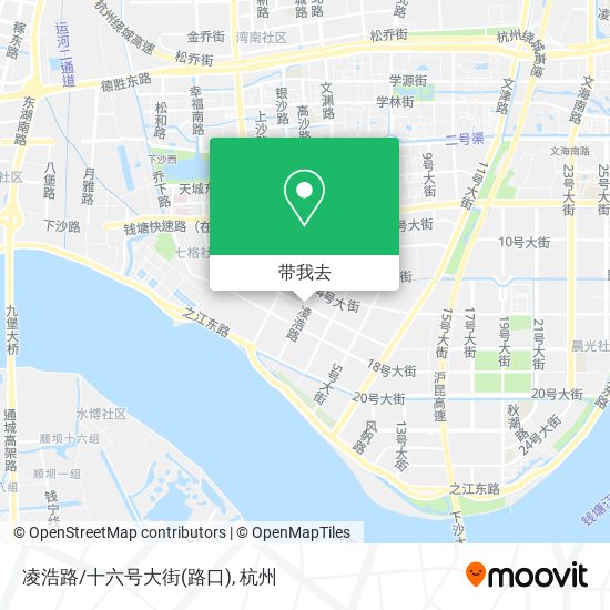凌浩路/十六号大街(路口)地图