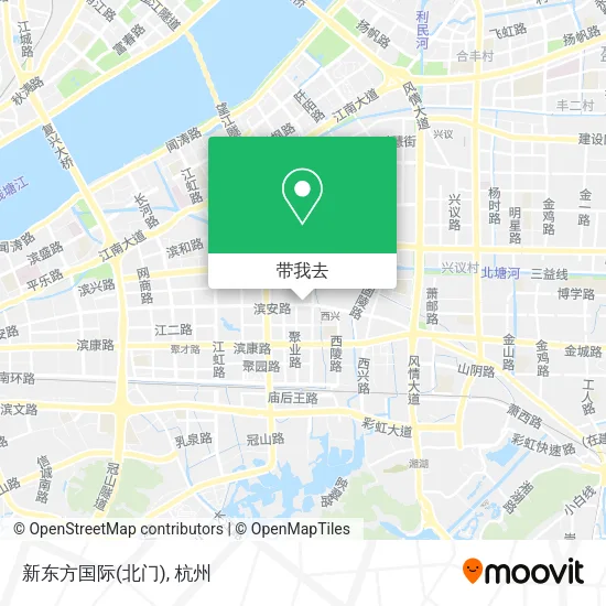 新东方国际(北门)地图