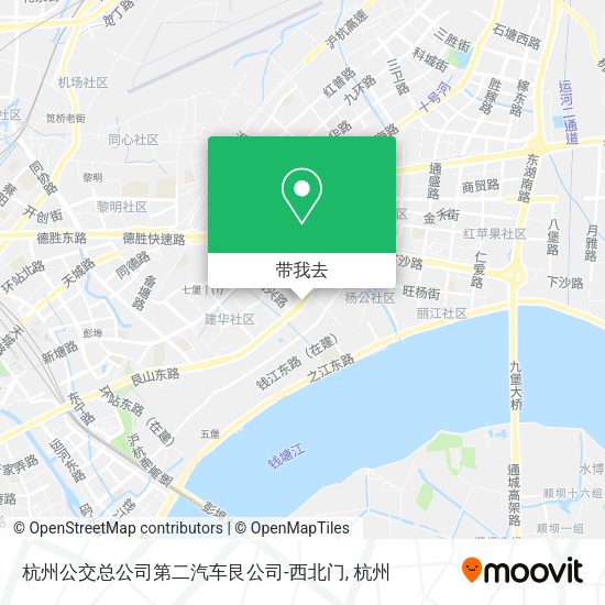 杭州公交总公司第二汽车艮公司-西北门地图
