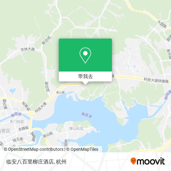 临安八百里柳庄酒店地图