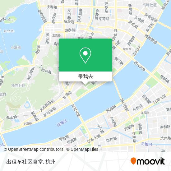 出租车社区食堂地图