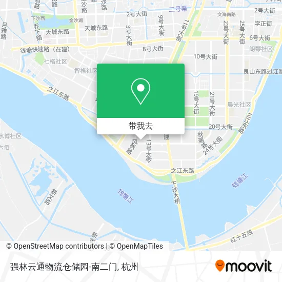 强林云通物流仓储园-南二门地图