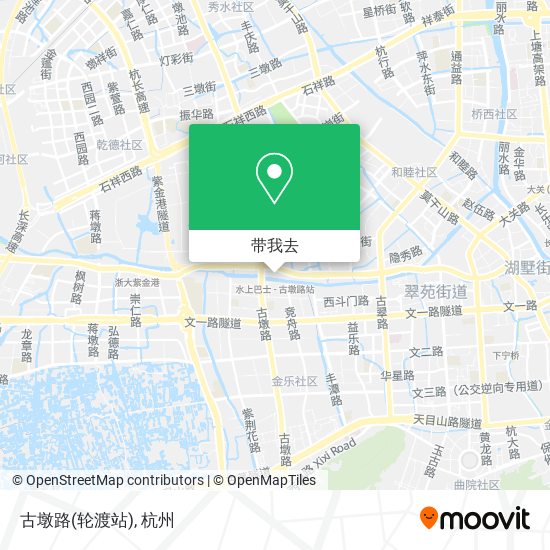 古墩路(轮渡站)地图