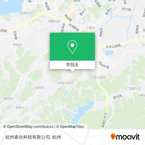 杭州索合科技有限公司地图