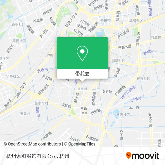 杭州索图服饰有限公司地图
