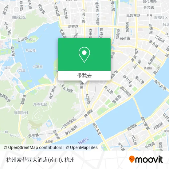 杭州索菲亚大酒店(南门)地图