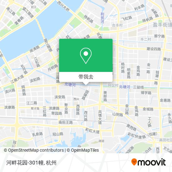 河畔花园-301幢地图
