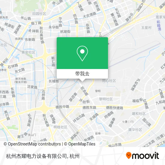 杭州杰耀电力设备有限公司地图