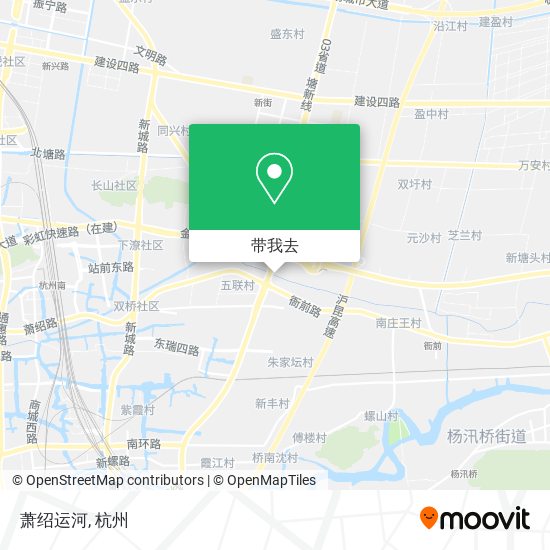 萧绍运河地图