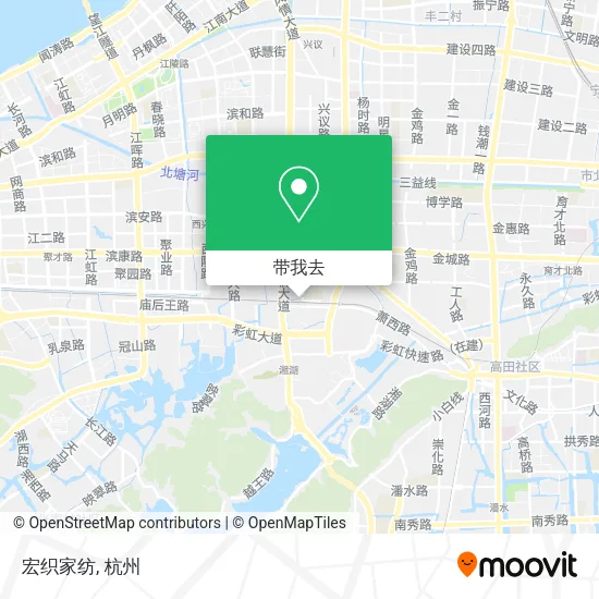 宏织家纺地图
