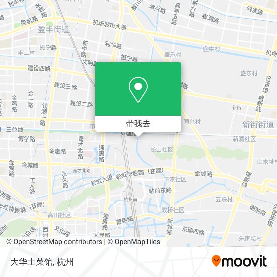 大华土菜馆地图