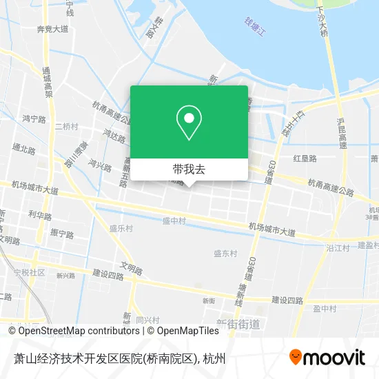 萧山经济技术开发区医院(桥南院区)地图
