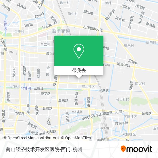萧山经济技术开发区医院-西门地图