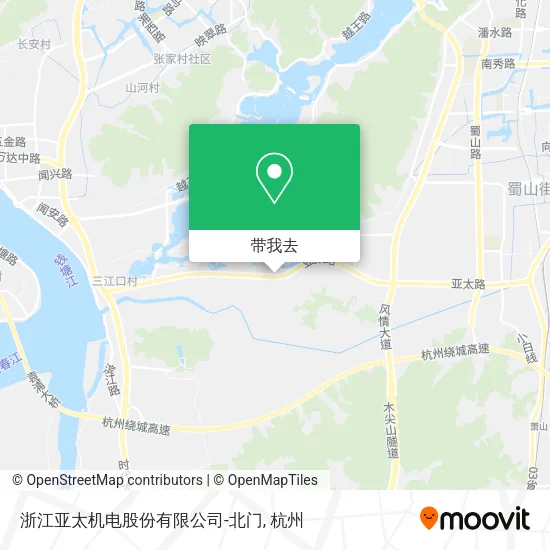 浙江亚太机电股份有限公司-北门地图