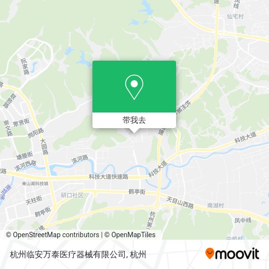 杭州临安万泰医疗器械有限公司地图