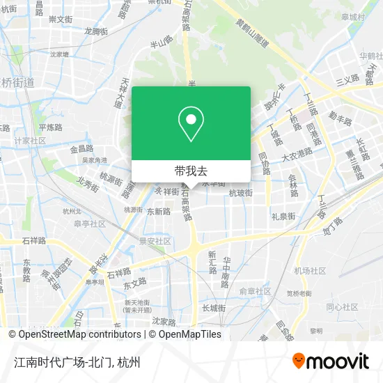 江南时代广场-北门地图