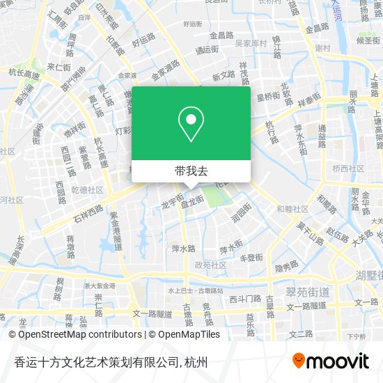 香运十方文化艺术策划有限公司地图