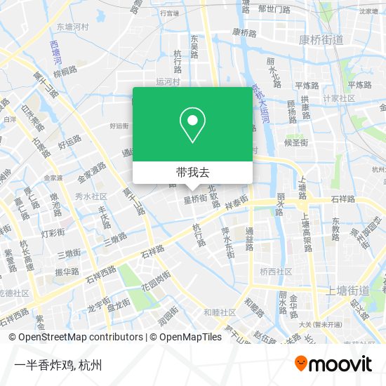 一半香炸鸡地图