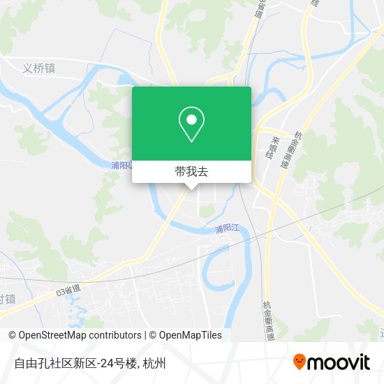 自由孔社区新区-24号楼地图