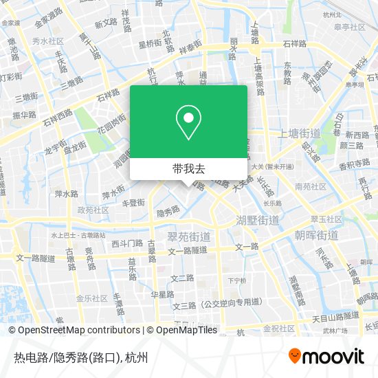 热电路/隐秀路(路口)地图