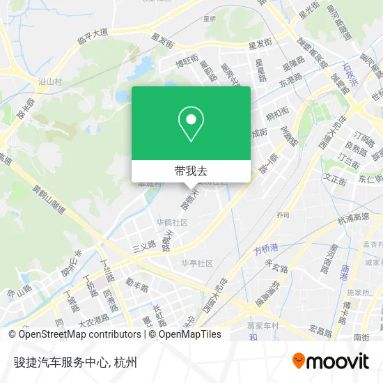 骏捷汽车服务中心地图