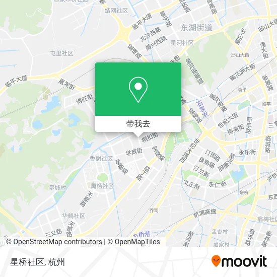 星桥社区地图