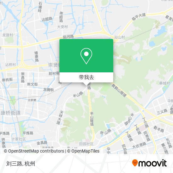 刘三路地图