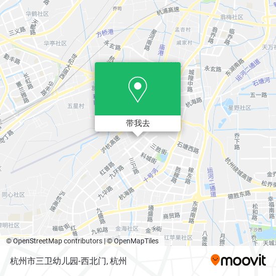 杭州市三卫幼儿园-西北门地图