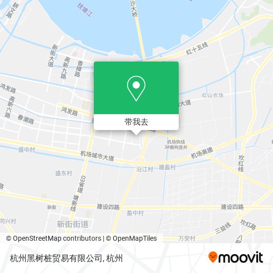 杭州黑树桩贸易有限公司地图