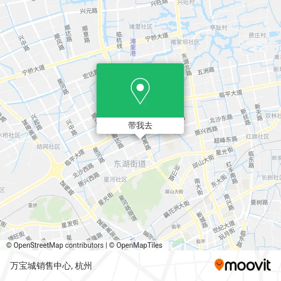 万宝城销售中心地图